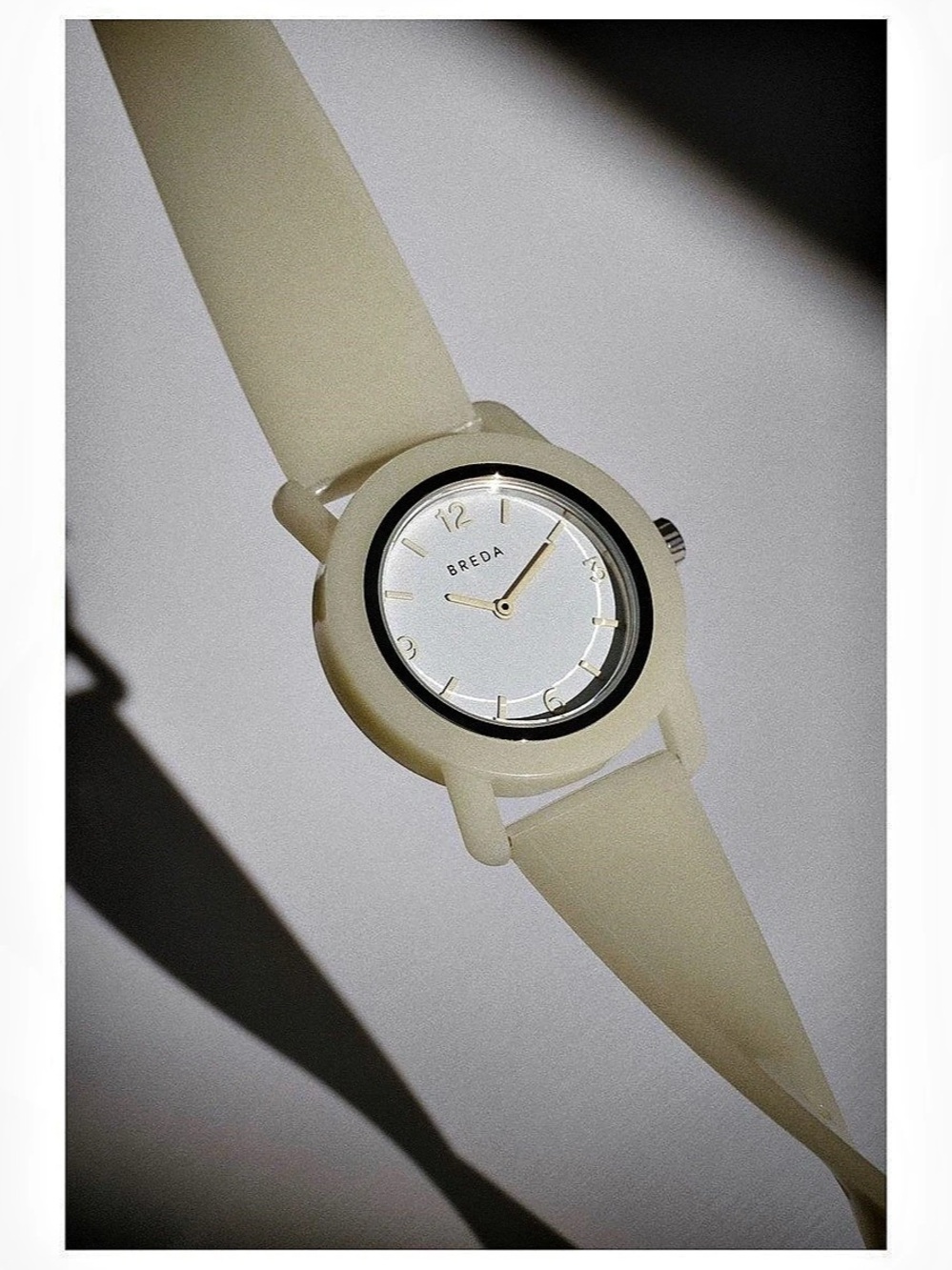 BREDA 'Play' Glow in the Dark Plastic Watch
